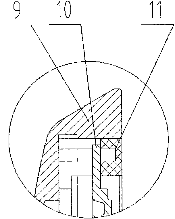 Side-falling nail-supporting seat components and anastomat using side-falling nail seat components