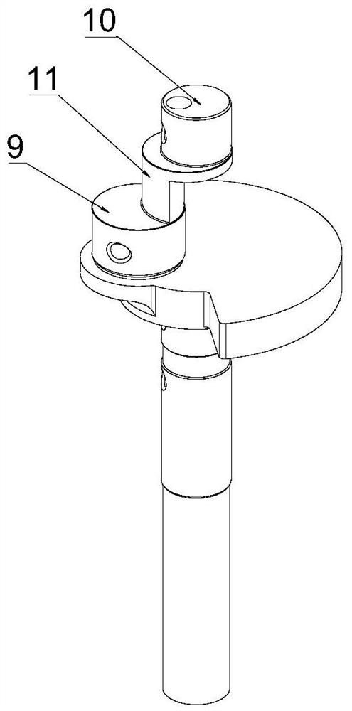 Crankshaft mechanism of a double-supported piston compressor and piston compressor