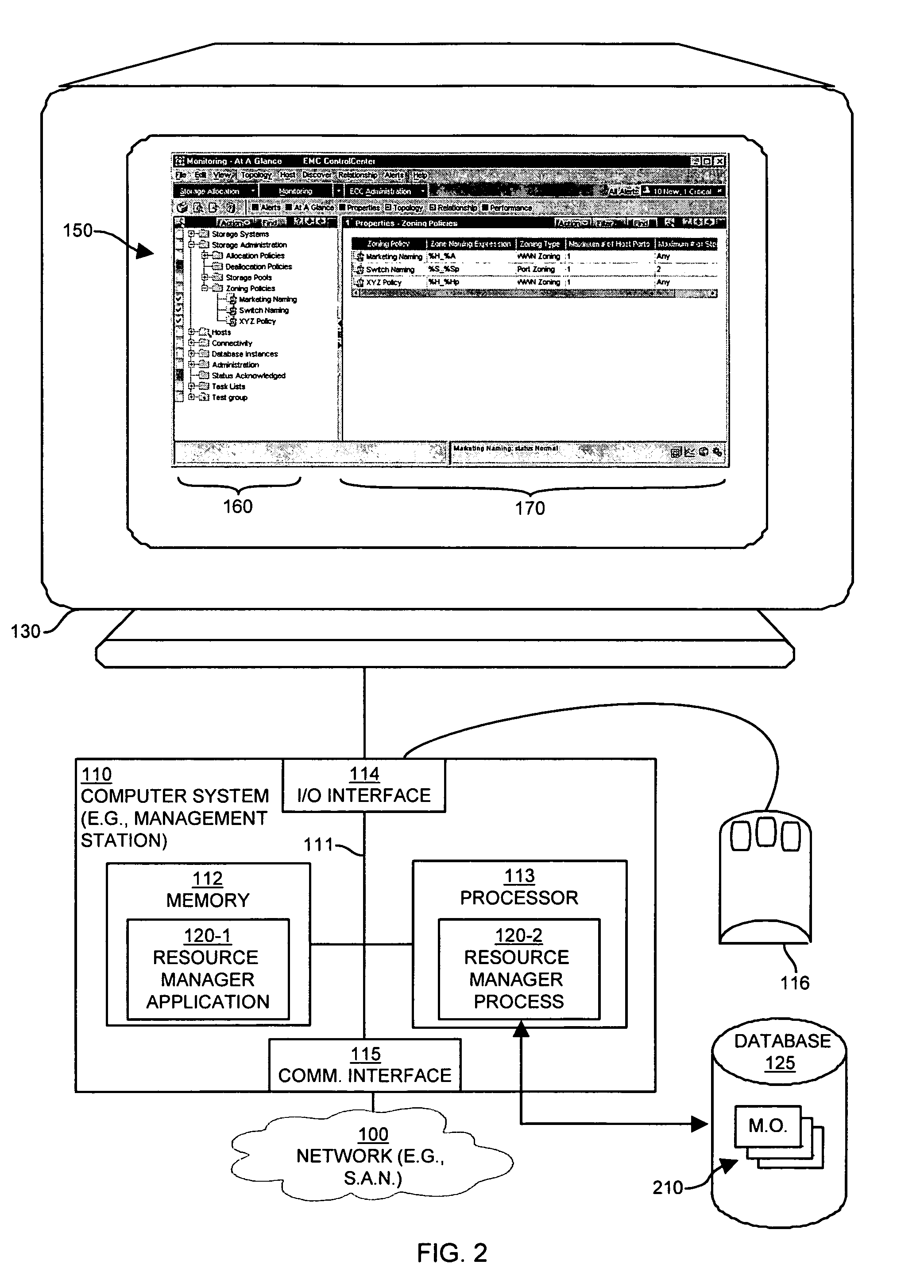 Methods and apparatus for naming resources