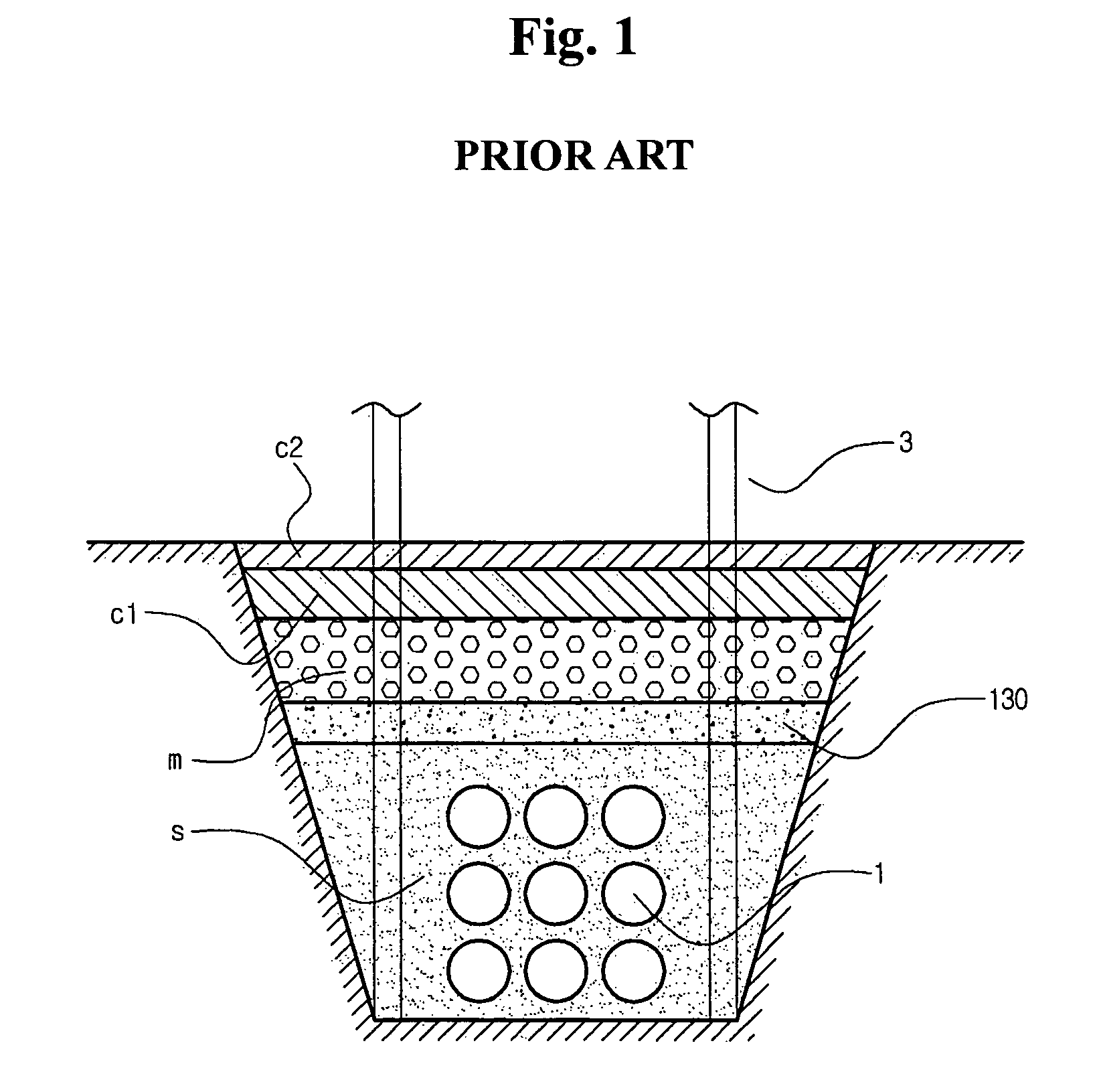 Construction method for installing underground pipes for high-tension cables by using trough