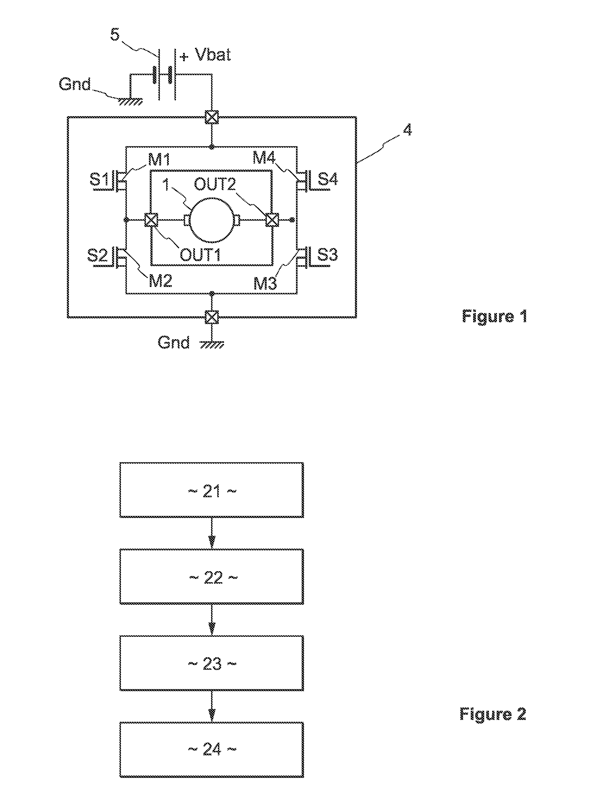 Detection of a short-circuit in a switching structure