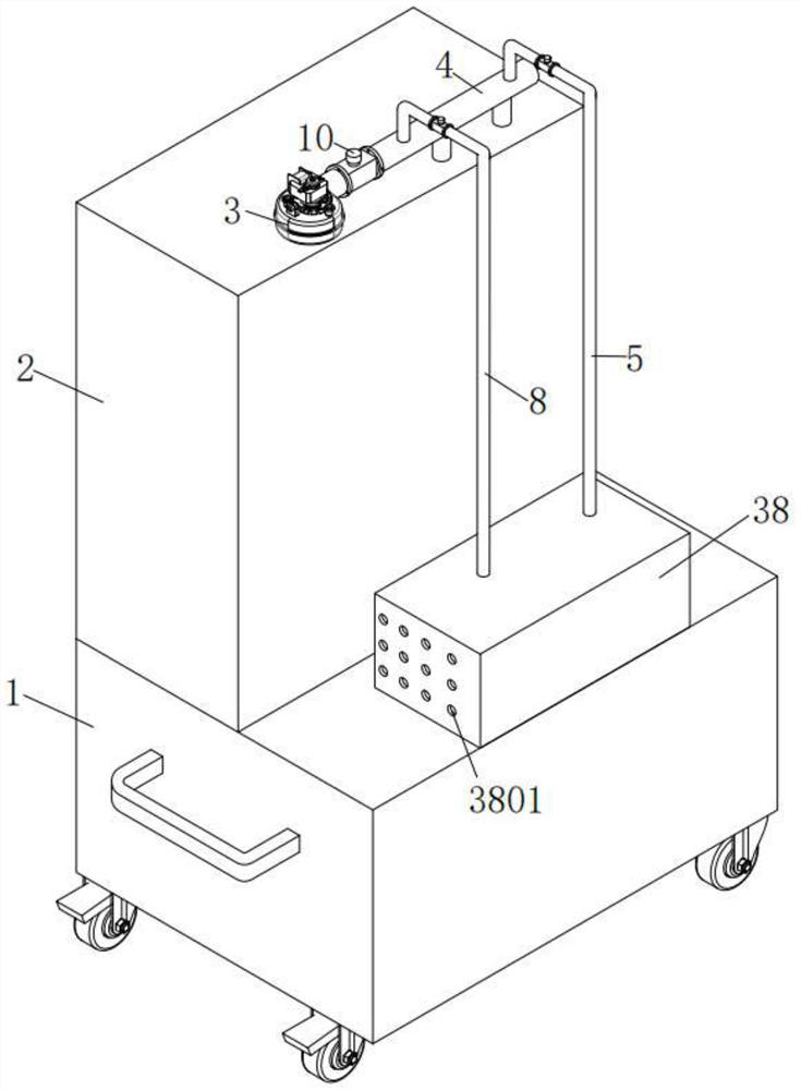 A gastroscope cleaning device for gastroenterology