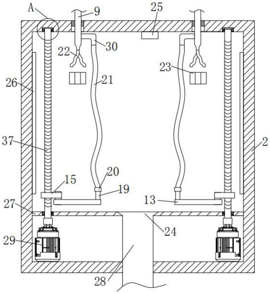 A gastroscope cleaning device for gastroenterology