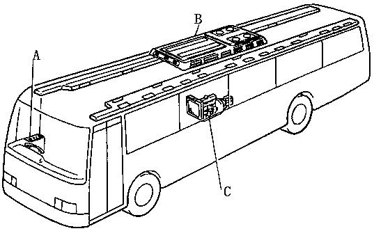 Automobile air conditioner with auxiliary engine