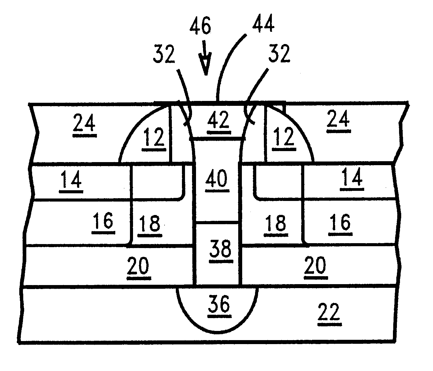 SOI CMOS body contact through gate, self-aligned to source- drain diffusions