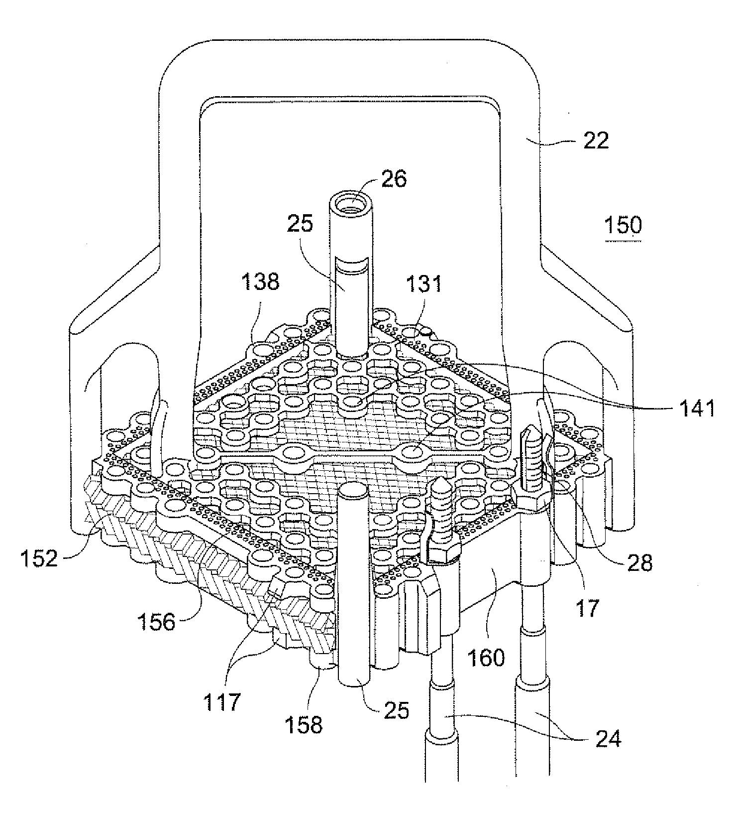 Debris shield for upper tie plate in a nuclear fuel bundle and method for filtering debris