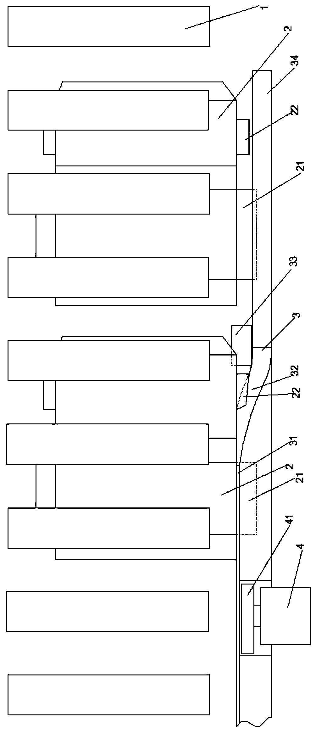 Box pasting glue avoiding device