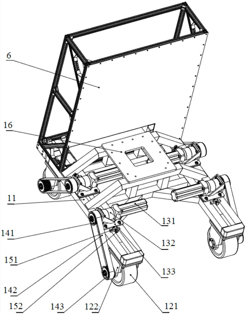 Lower limb rehabilitation walking-aid robot capable of supporting omnidirectional movements and control method thereof