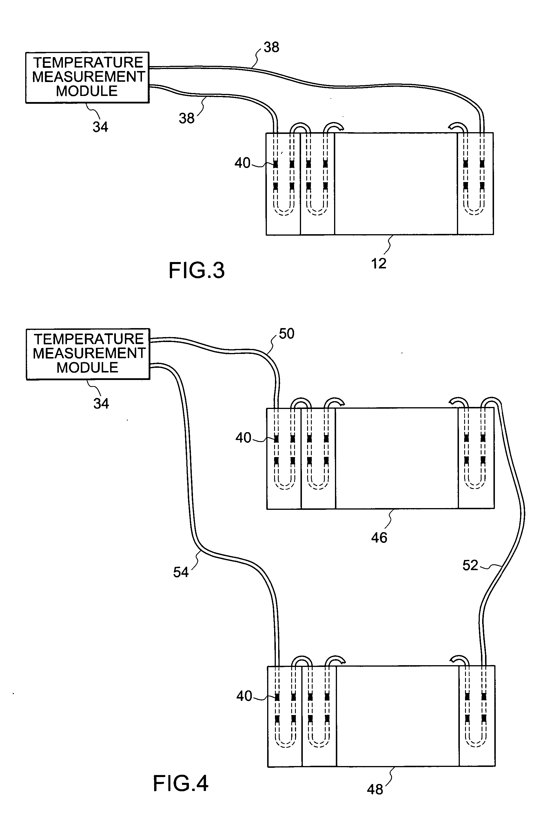 Optical battery temperature monitoring system and method