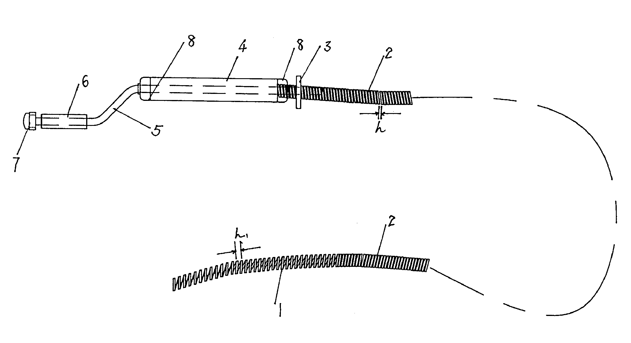 Manual system for dredging heavy turning pipeline