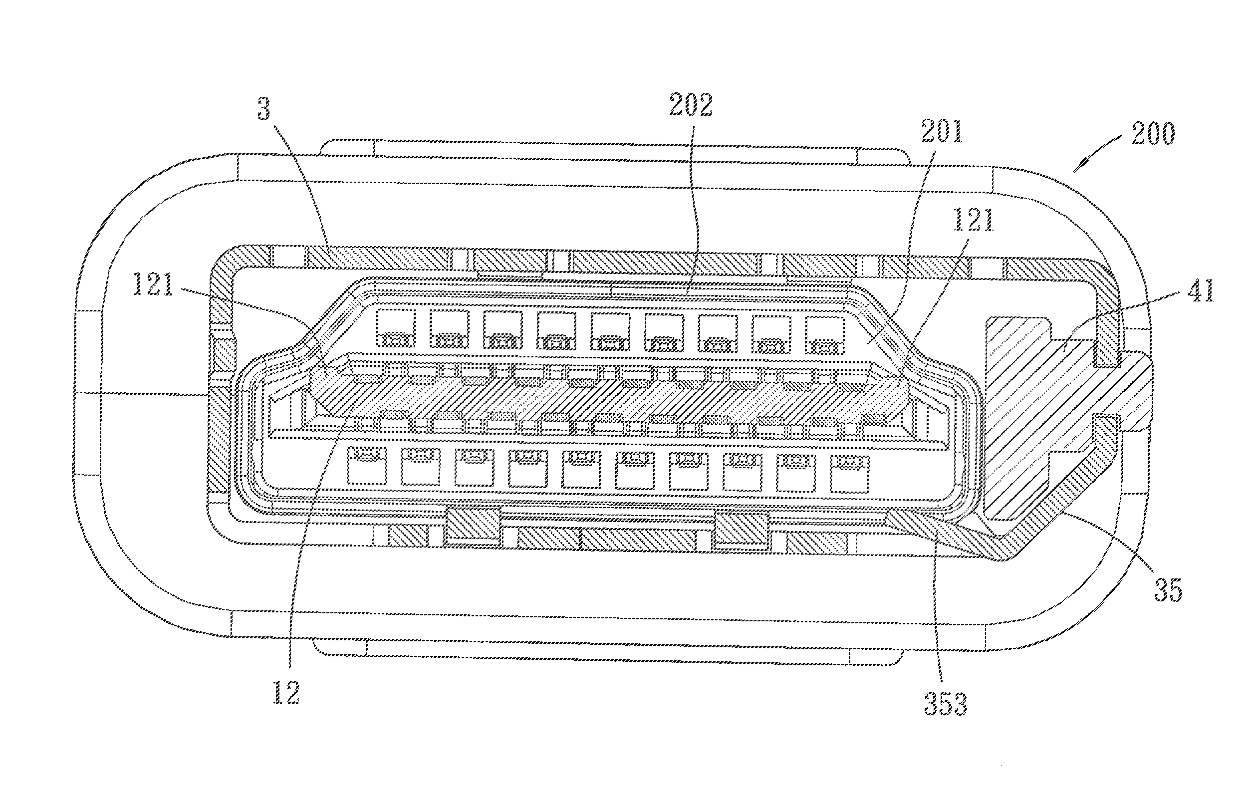 Receptacle connector and connector assembly