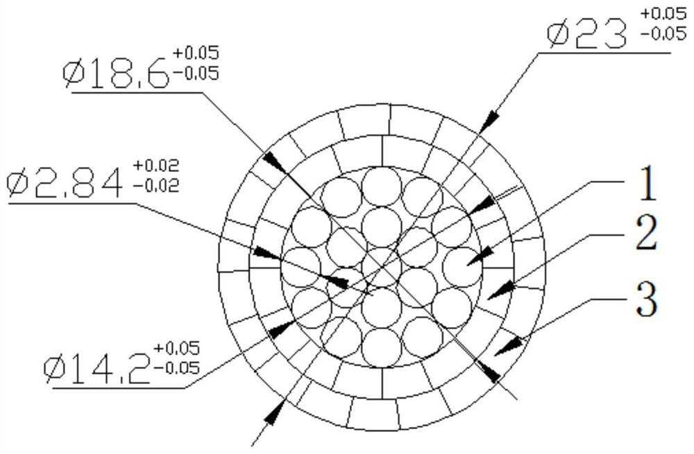 Composite special-shaped stranded conductor manufacturing method and conductor