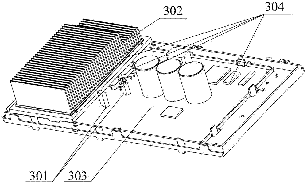 Horizontal resistors, inverted controllers and air conditioner outdoor units