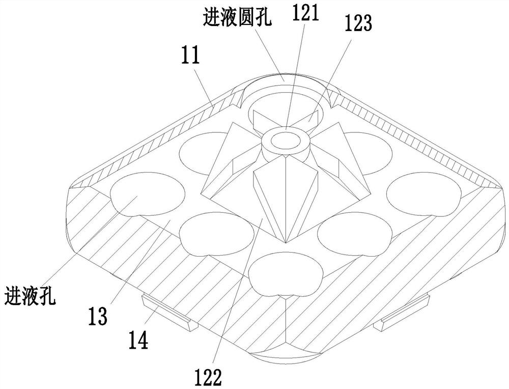 A RO reverse osmosis membrane filtration purification filter element fixing system