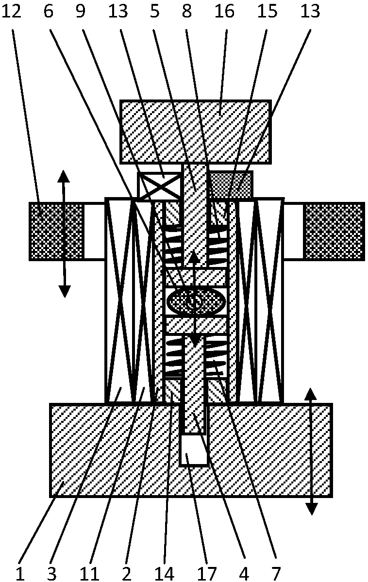 Magnetic Particle Driven Vibration Absorption System