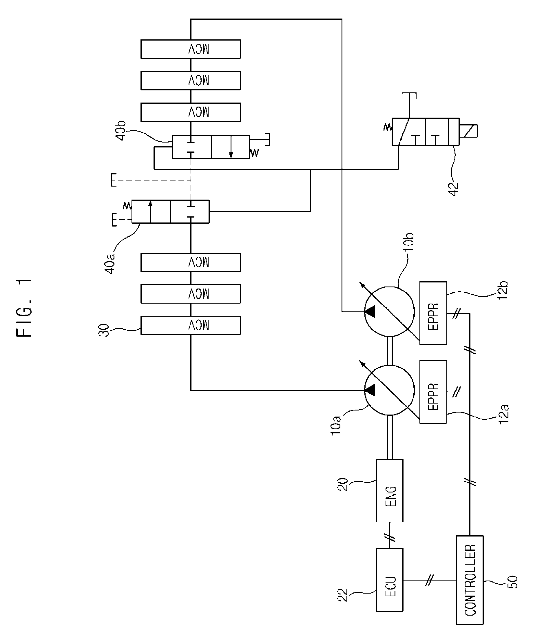 System and method for active regeneration of a DPF of a construction machine having an electro-hydraulic pump