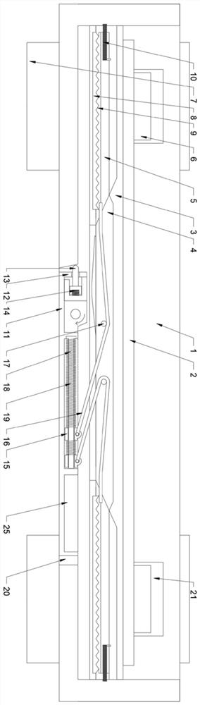 A fast ceiling mechanism with integrated fast lock hook