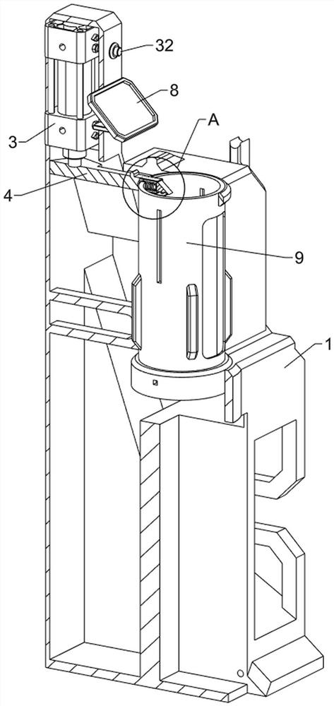 Pressure detection device for automobile shock absorber processing