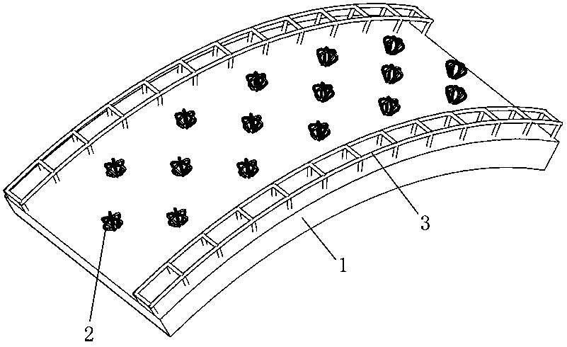 Flexible composite lining segment