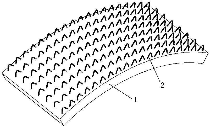Flexible composite lining segment