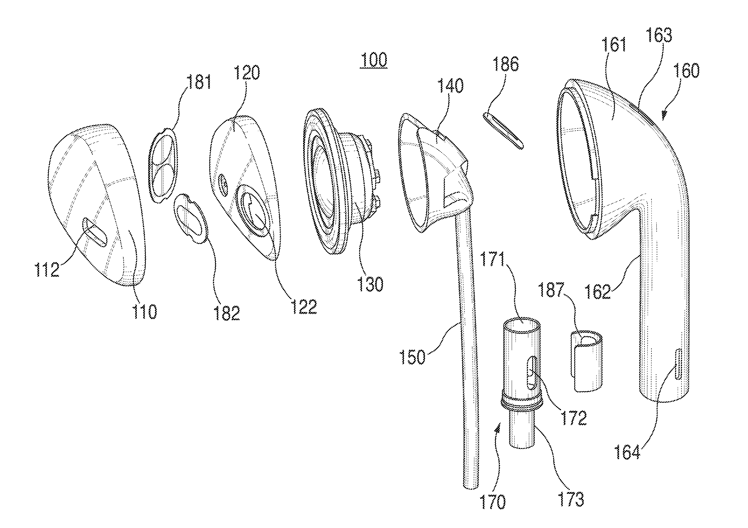 Systems and methods for assembling non-occluding earbuds