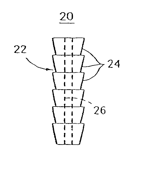 Fiber reinforced composite post