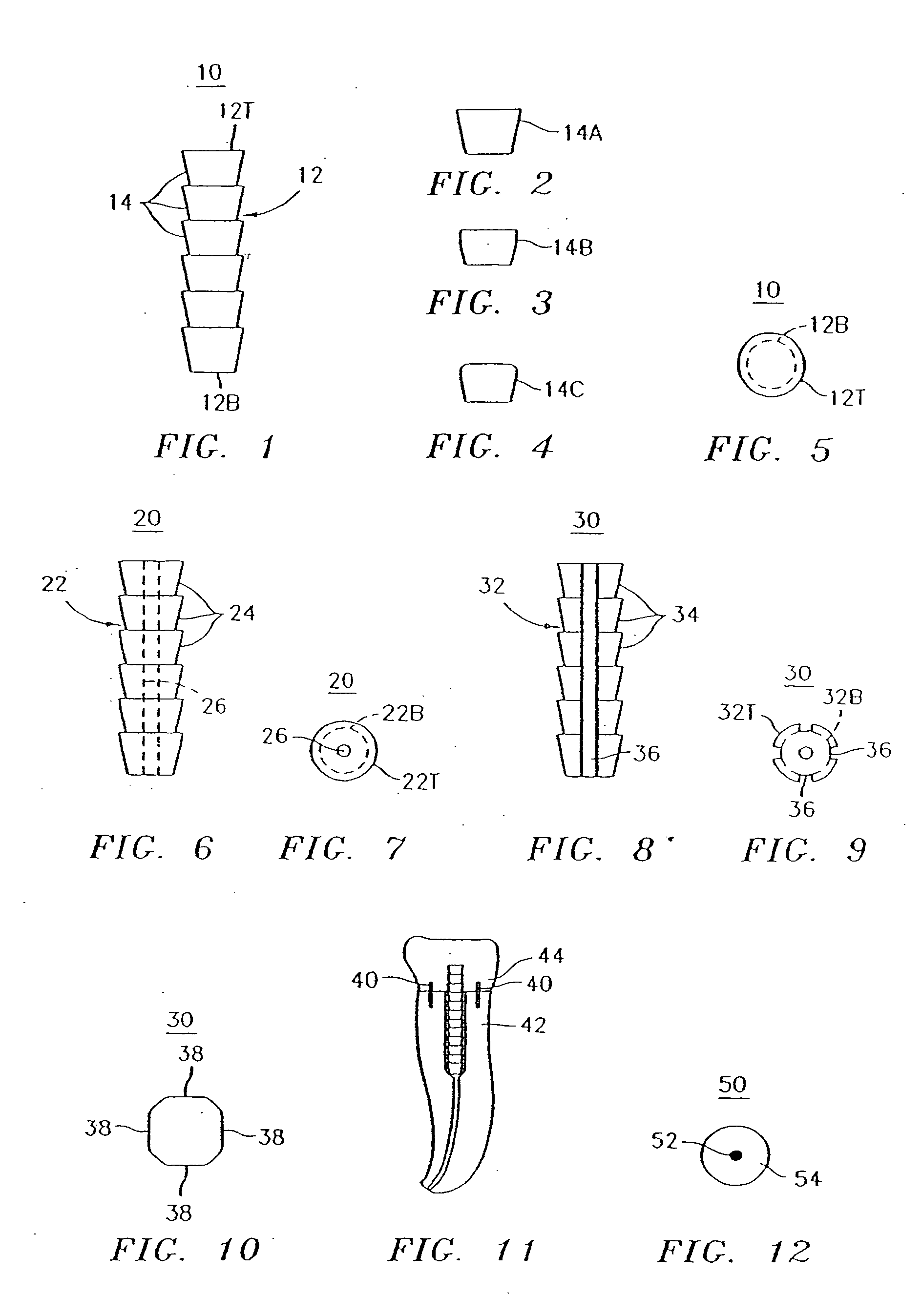 Fiber reinforced composite post