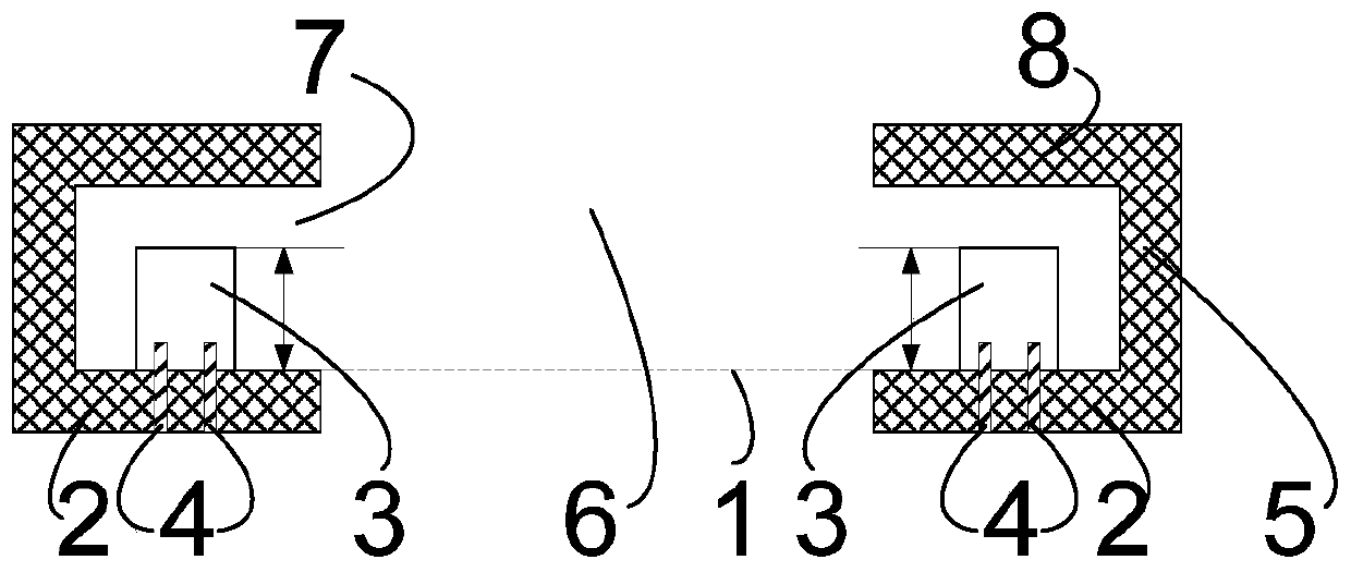 Light curtain target frame body