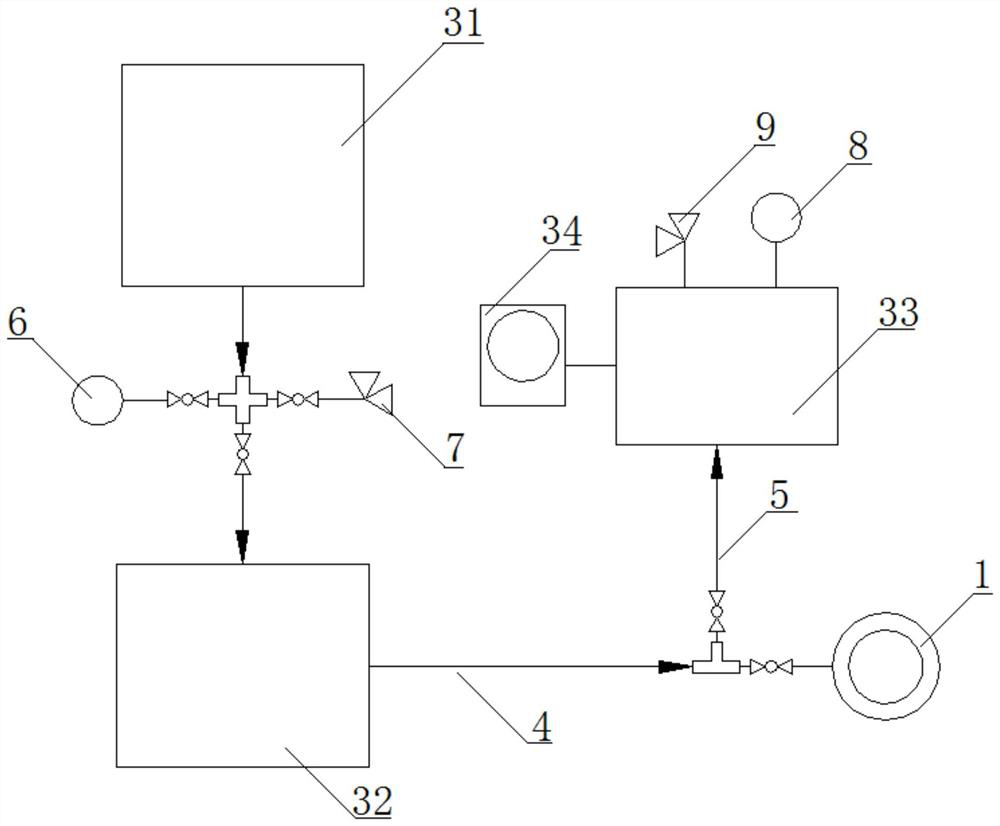 Leakproofness test methodfor single flange