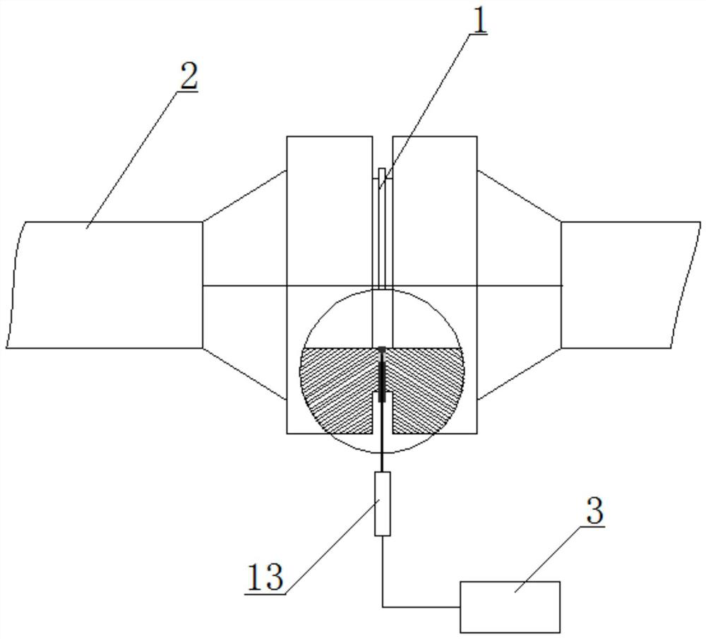 Leakproofness test methodfor single flange