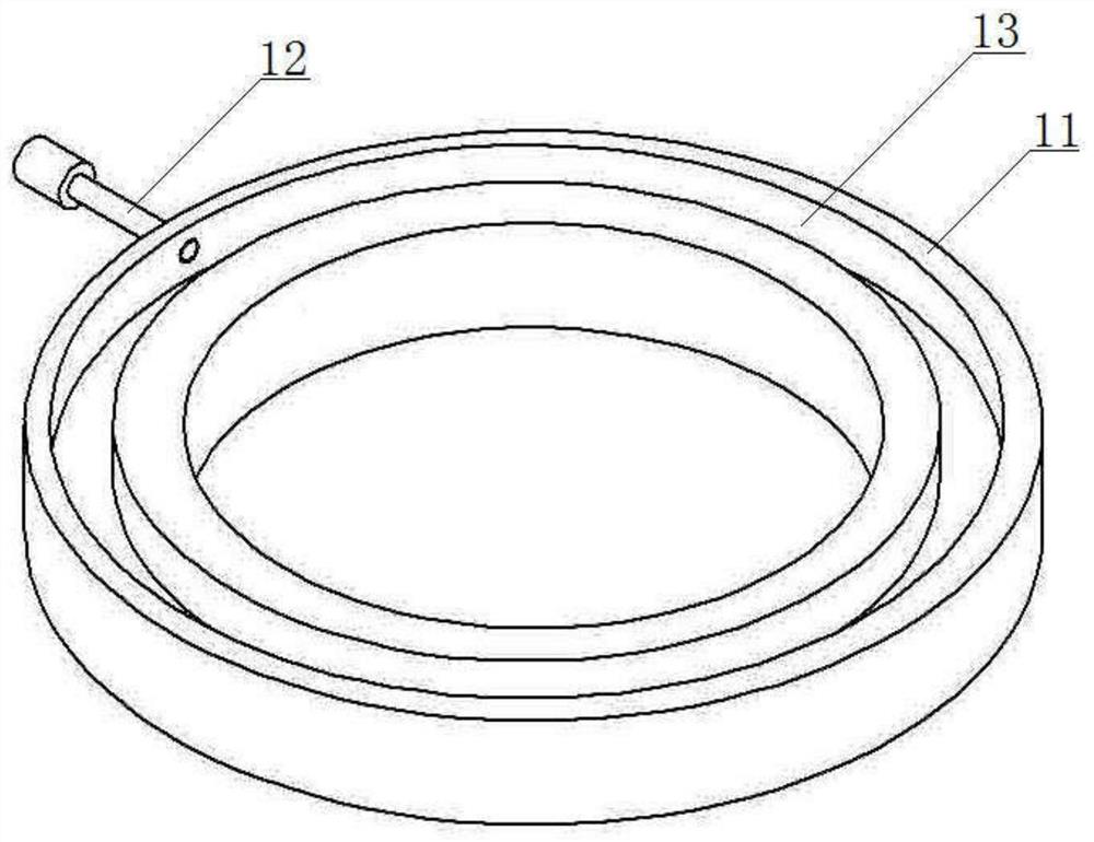 Leakproofness test methodfor single flange