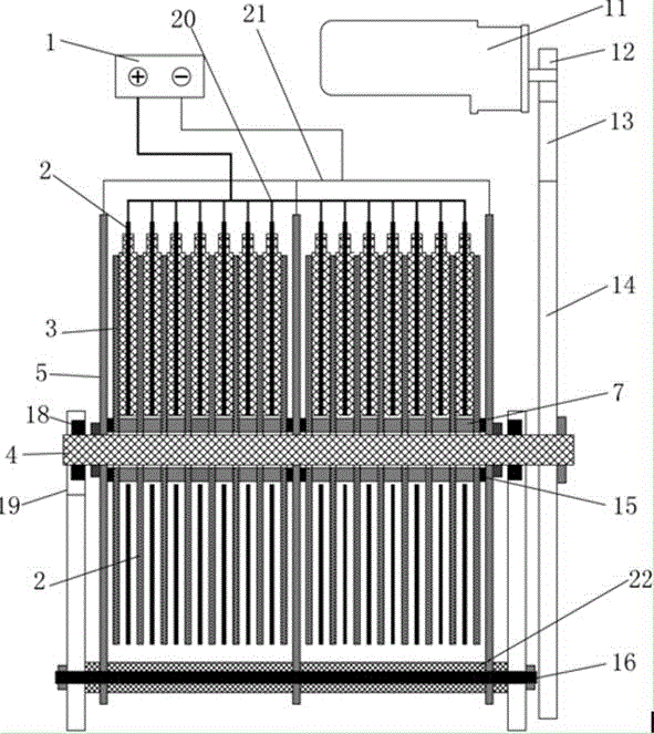Scraper descaling device for electromagnetic chemical water treatment