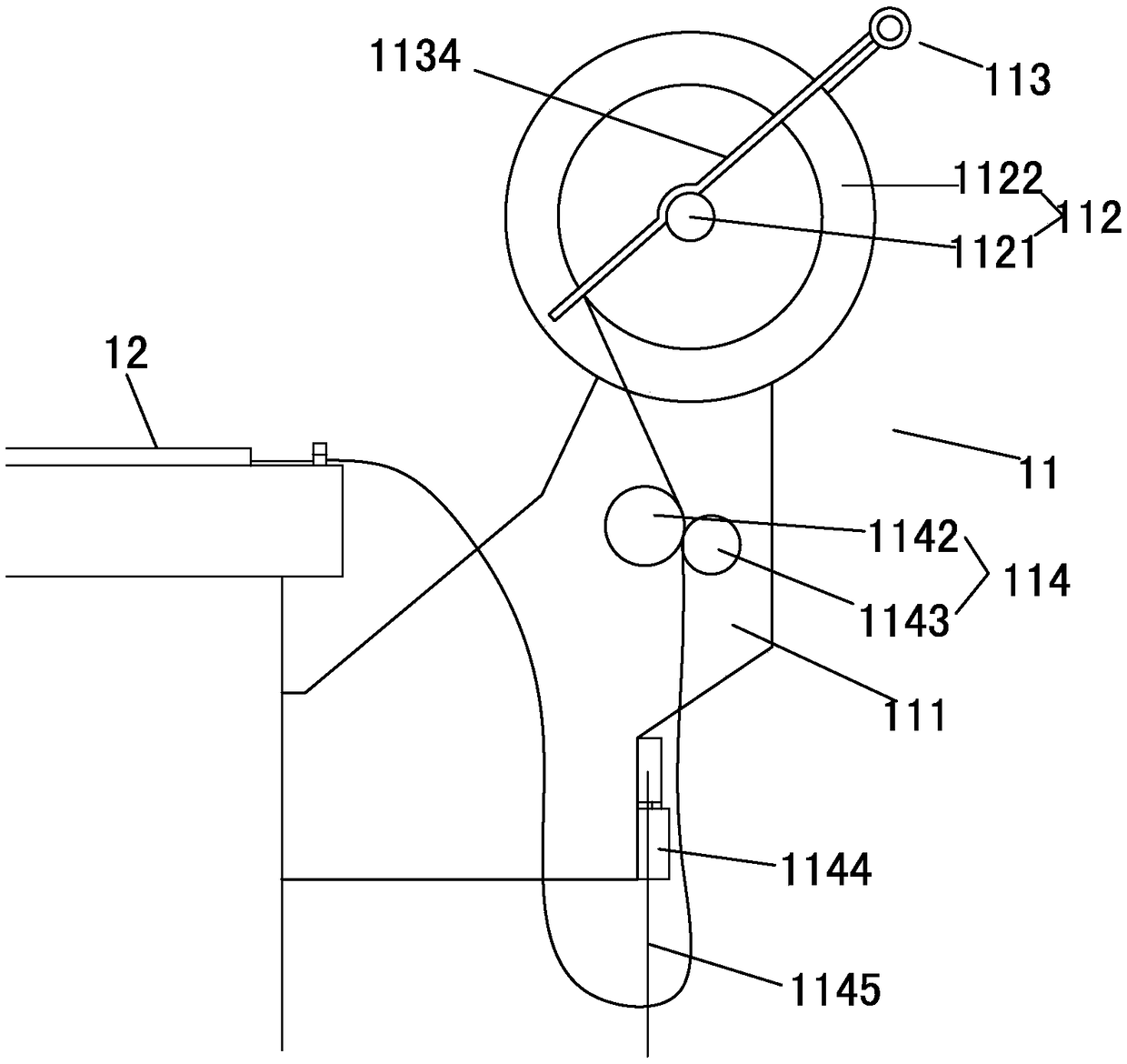 Full-automatic cutting edging machine for clothing trademarks