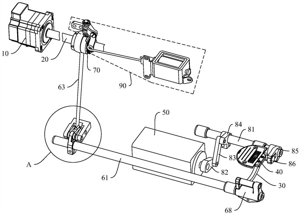 Cloth feeding mechanism with adjustable cloth feeding time sequence and sewing machine