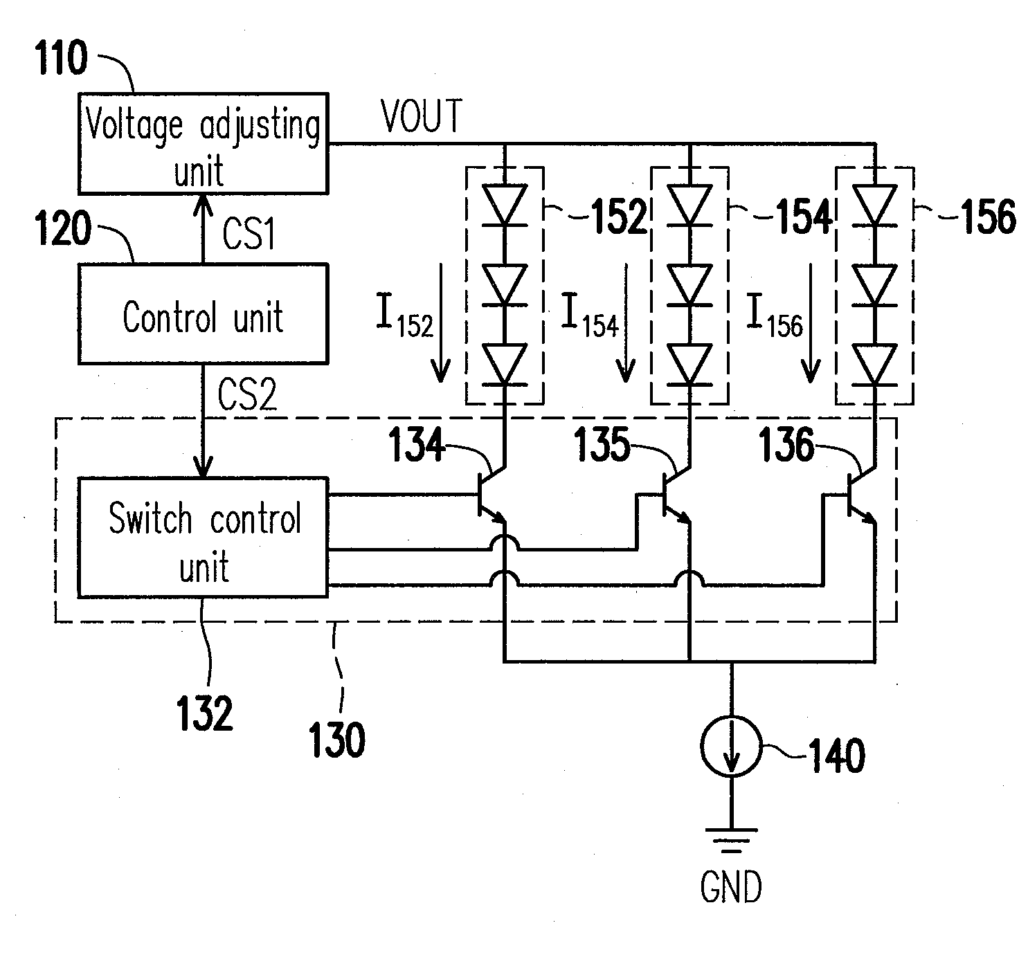 Light emitting diode (LED) driving circuit