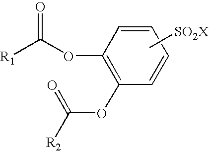 Composition containing an esterified substituted benzene sulfonate