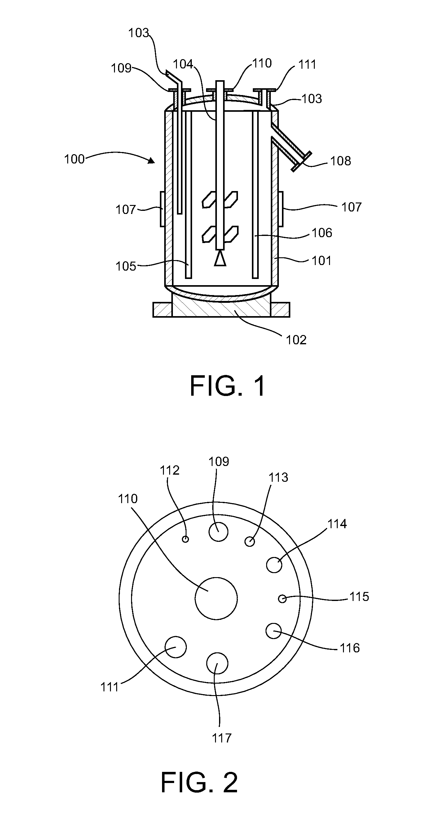 Bioleaching bioreactor with a system for injection and diffusion of air