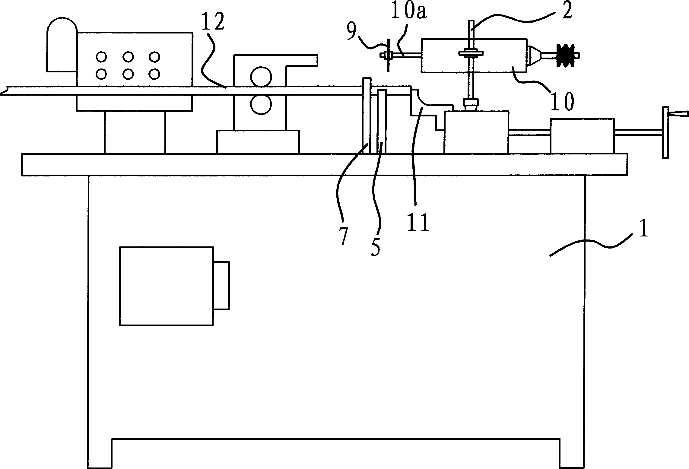 Cutting mechanism of rod material automatic cutting machine