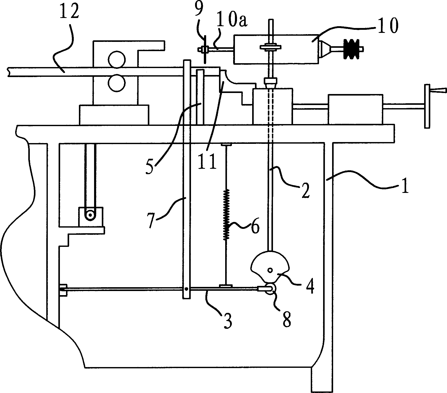 Cutting mechanism of rod material automatic cutting machine