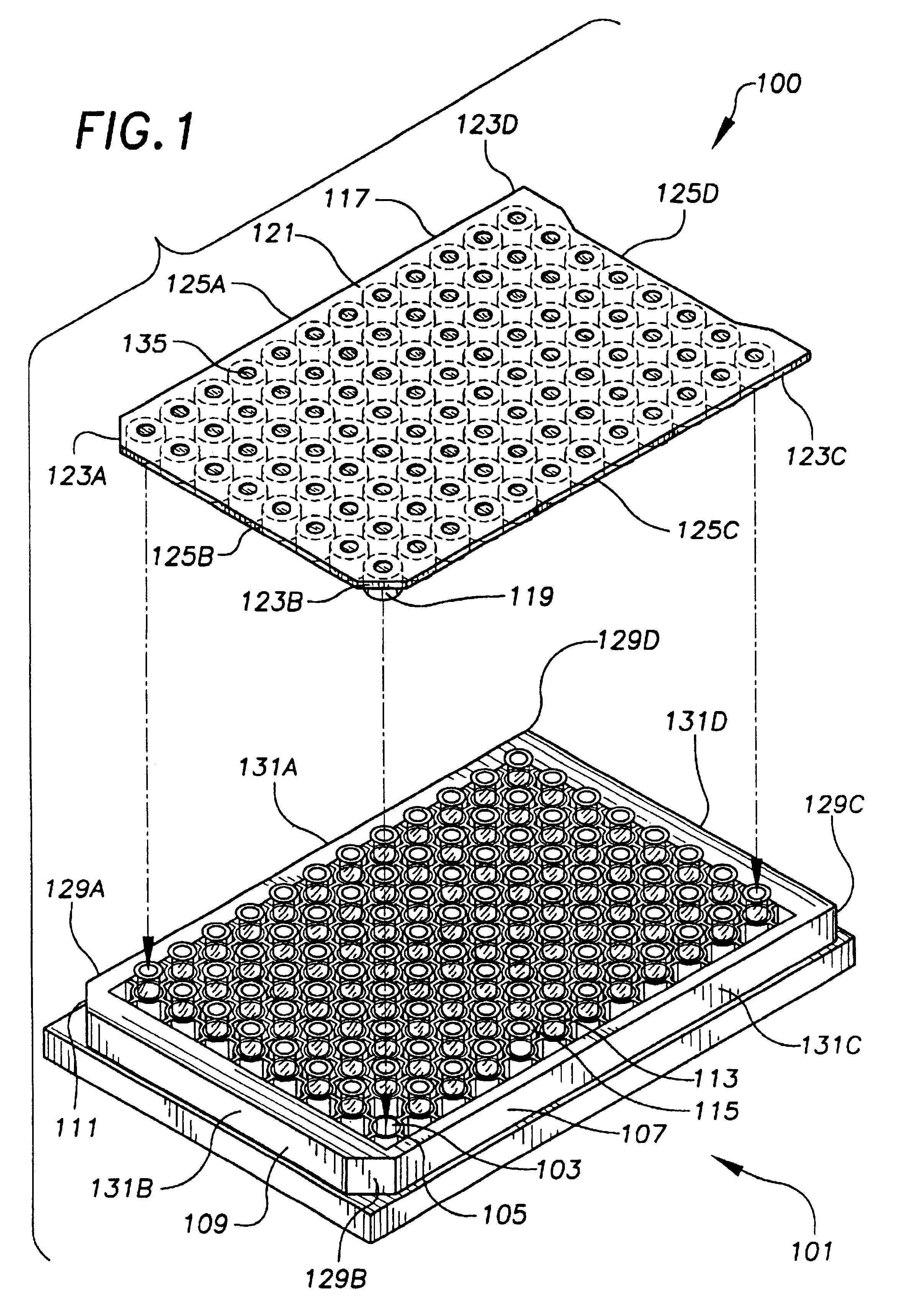 Microplate assembly and closure