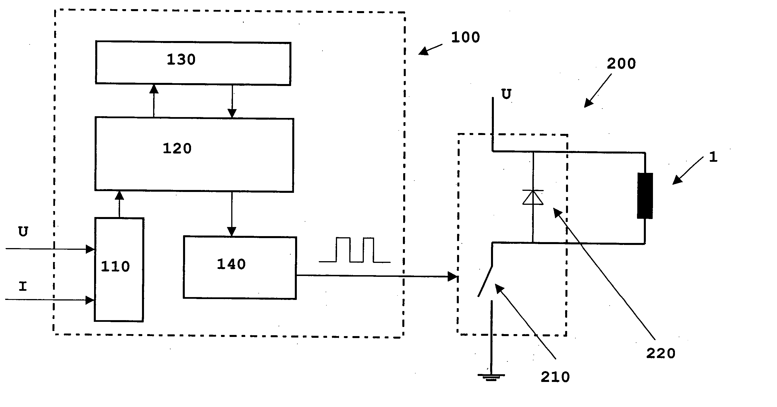 Method and device for operating an inductive load with different electric voltages