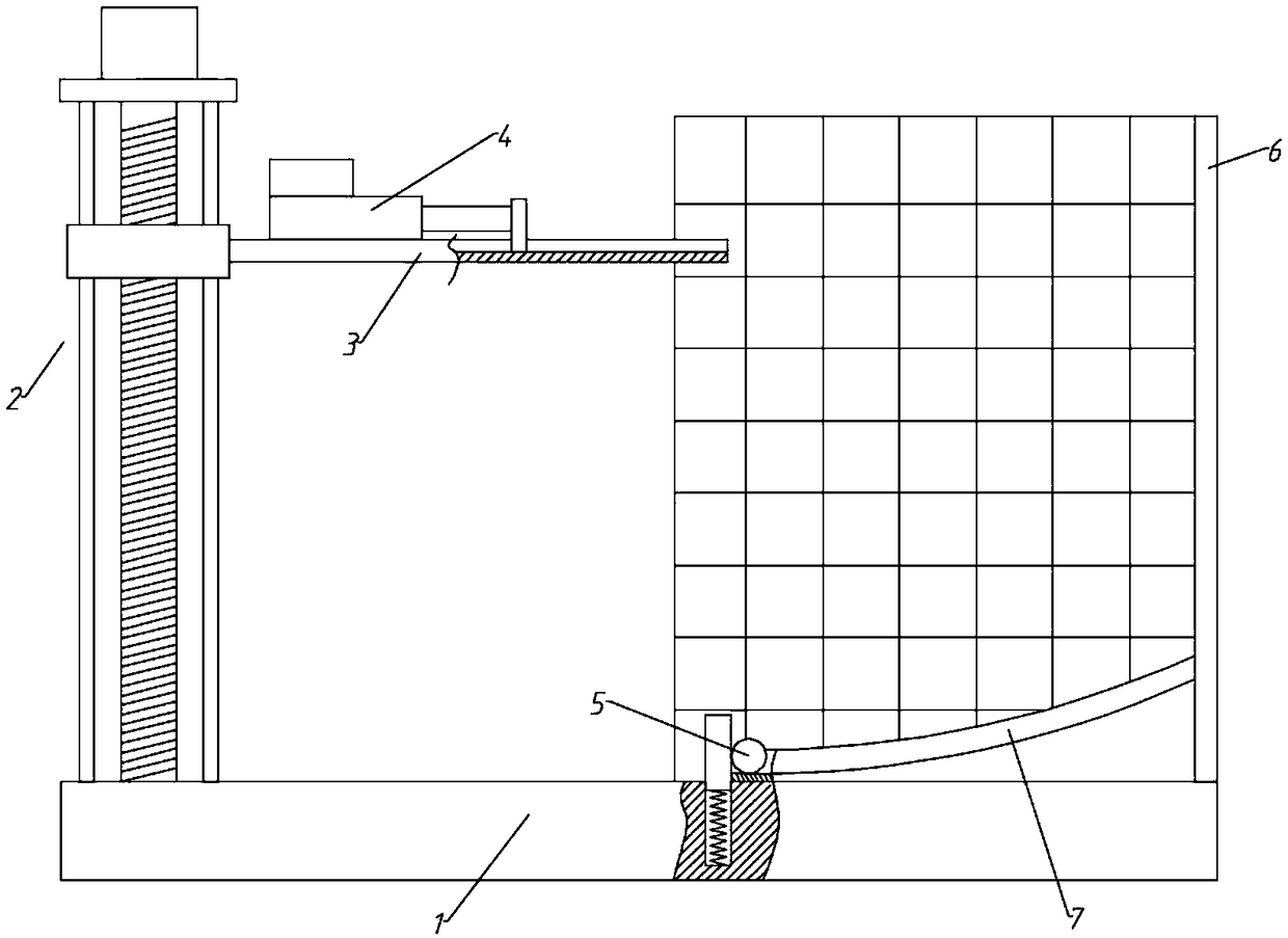 Physics teaching tool for demonstration of horizontal projectile motion