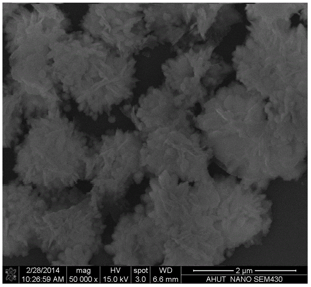 Preparation method of BiOBr/RGO nanometer composite and application thereof in reaction of degrading rhodamine