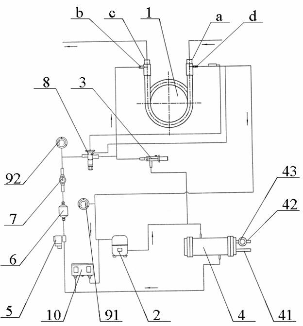 Process for cooling yellow wine fermented mash and equipment thereof