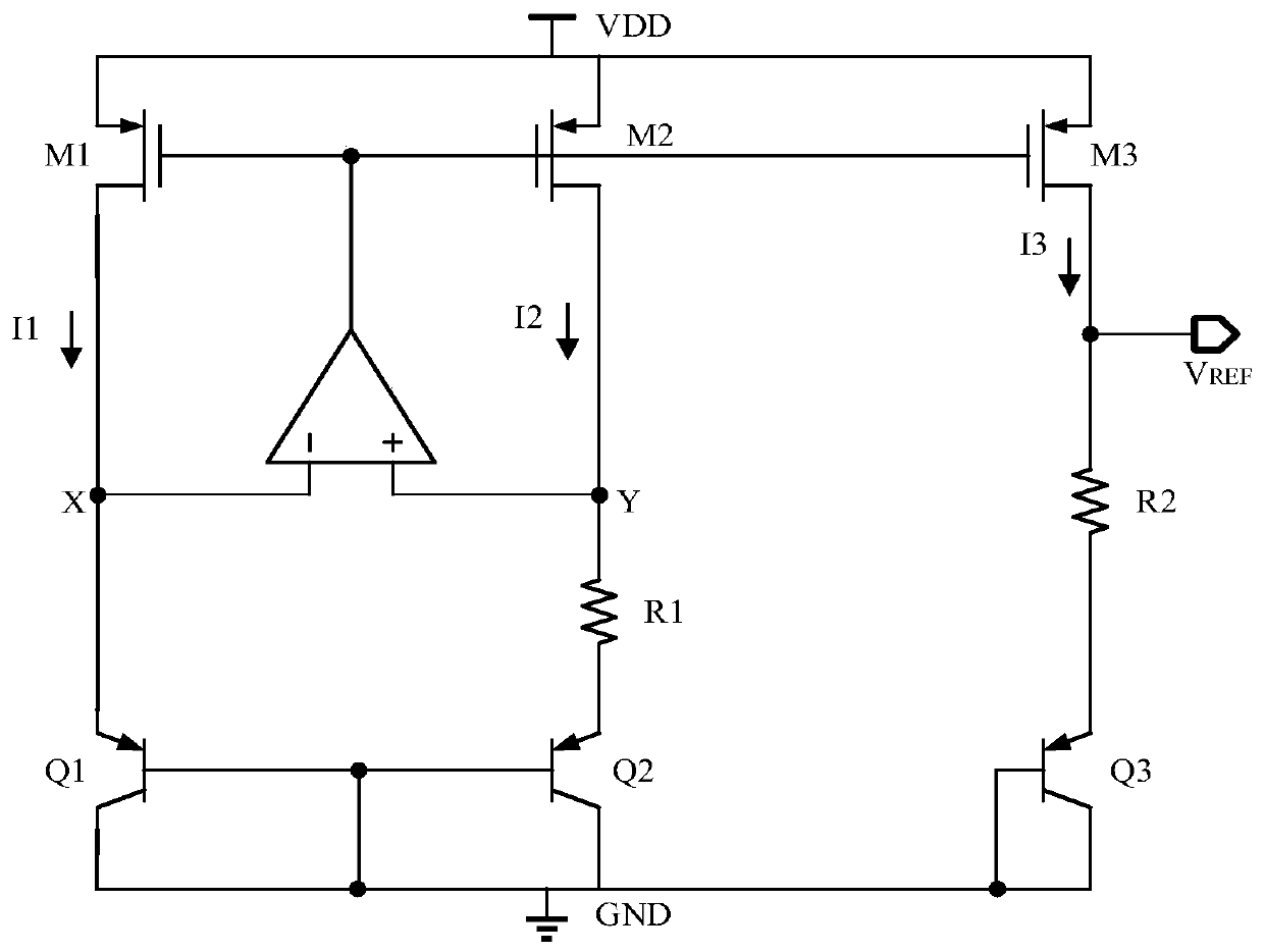 A voltage reference source and reference voltage output method