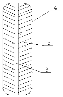 Novel antiskid thread jamming device lower jamming plate