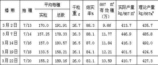 Drought resisting and water saving cultivation technique for performing direct sowing on dry paddy field by fully using natural precipitation