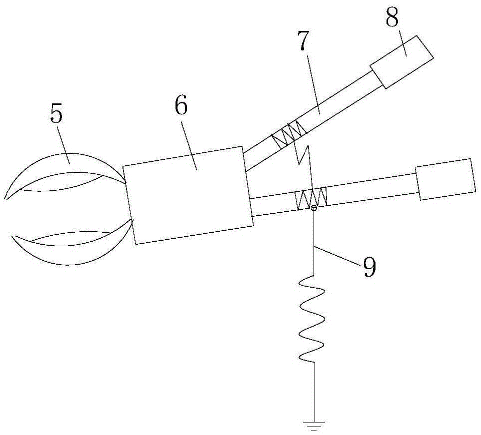 Cable remote-sensing recognition device and method in complex environment