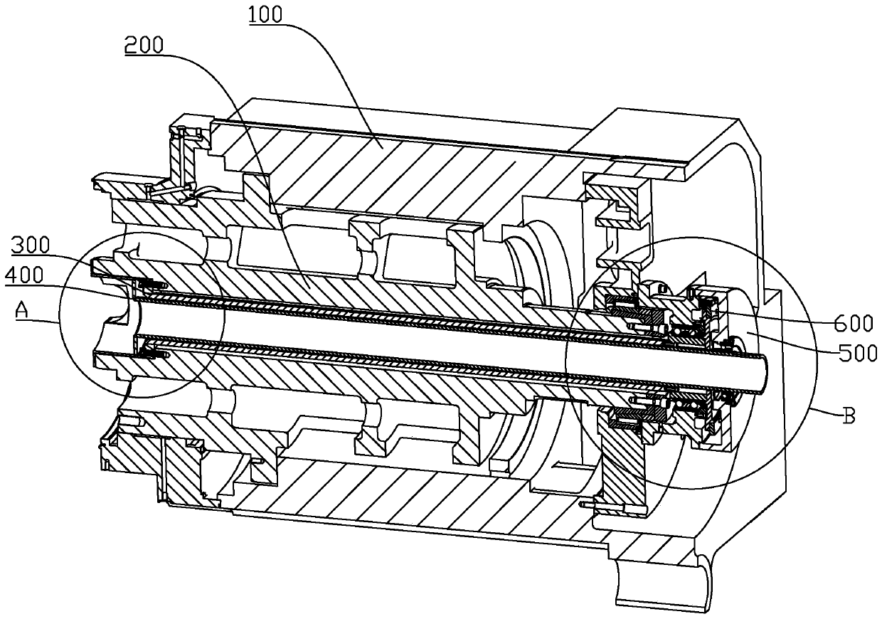 Servo main shaft feedback mechanism and numerical control machine tool