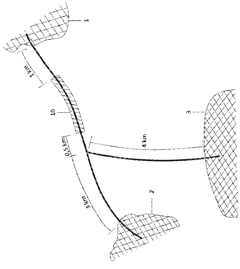 Description of a road segment using iso 17572-3
